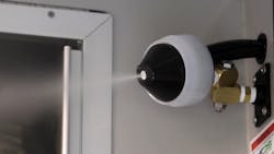 The new disinfecting system for ambulances at Neptune Township, NJ, EMS is quick and effective in sanitizing vehicles following COVID-19 and infectious disease calls. The new disinfecting system for ambulances at Neptune Township, NJ, EMS is quick and effective in sanitizing vehicles following COVID-19 and infectious disease calls.