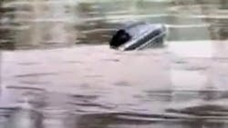 A Salem, WA, Fire Department response boat sank in the Willamette River during a training exercise Monday. A Salem, WA, Fire Department response boat sank in the Willamette River during a training exercise Monday.