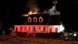 Three Suffolk, VA, firefighters were injured during a residential fire that also injured a civilian early Sunday.