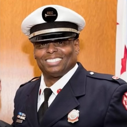 Retired Chicago Fire Lt. Dwain Williams,