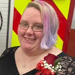 Millgrove, NY, Volunteer Fire Company Lt. Beckie Eleczko, 32. Millgrove, NY, Volunteer Fire Company Lt. Beckie Eleczko, 32.