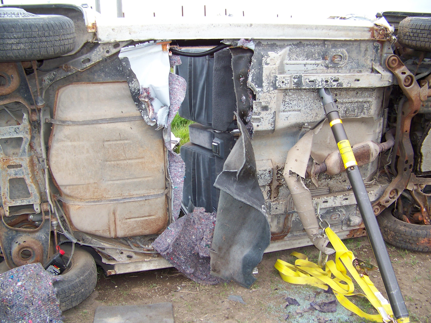 University of Extrication Opening a Vehicle Floorboard for Patient
