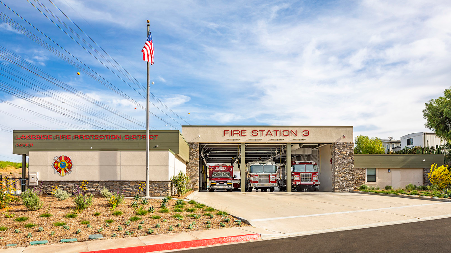 In Quarters Lakeside Fire Station No. 3, El Cajon, CA Firehouse