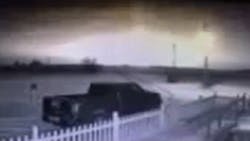 A natural gas explosion lit up the morning sky near Ames, OK, early Thursday. A natural gas explosion lit up the morning sky near Ames, OK, early Thursday.