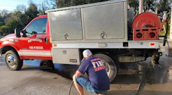 Bayshore Fire Rescue's apparatus was stolen from the department's Fort Myers, FL, station Sunday.