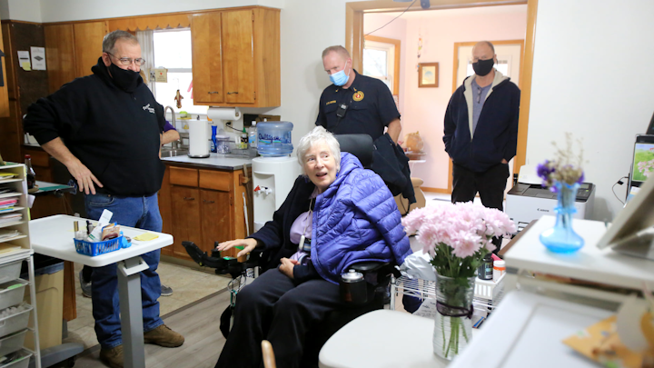Following a medical to her home in November, a group of Columbus, OH, firefighters got together to make renovations to the home of a woman depending on a motorized wheelchair who had helped the department develop its Critical Incident Stress Management (CISM) program.