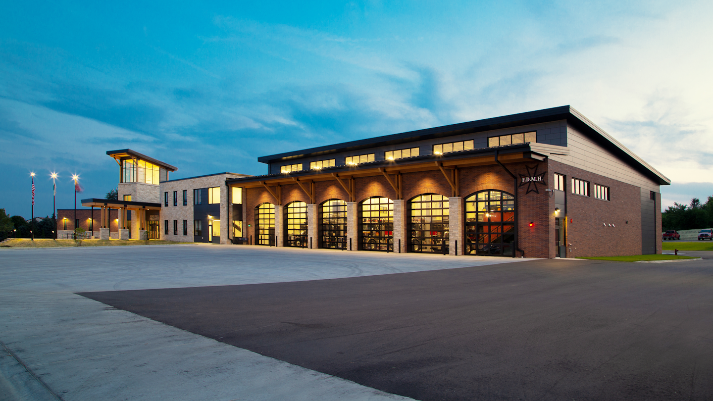 In Quarters Mount Horeb, WI, Public Safety Building Firehouse