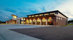 Mount Horeb Ps Exterior Fire House Dusk
