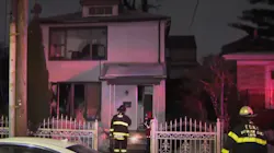 A 65-year-old father and his 6-year-old son were killed in a Queens house fire early Monday that also injured two FDNY firefighters.
