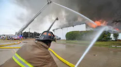 Firefighters from multiple departments battled a large fire that erupted at a Richland Hills, TX, recycling facility Thursday.