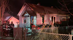 Spokane, WA, firefighters rescued a resident from a burning house in the West Central neighborhood early Sunday.