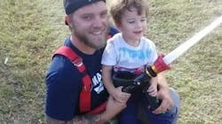 Waynoka, OK, firefighter Tayler Bradford. Waynoka, OK, firefighter Tayler Bradford.