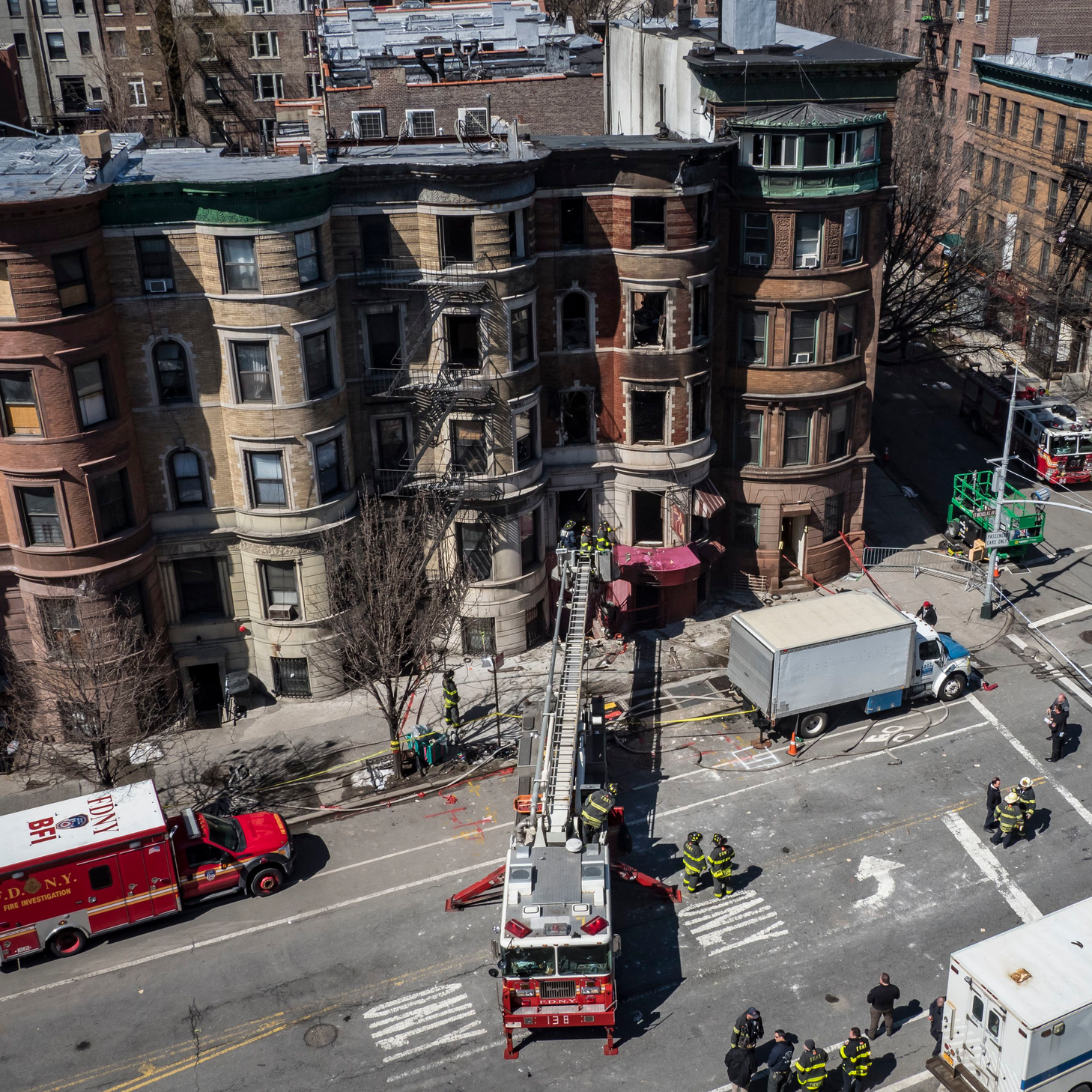 FDNY Lt. Michael Davidson, 37, was killed while battling a Manhattan five-alarm fire on the movie set of 'Motherless Brooklyn' on March 23, 2018.