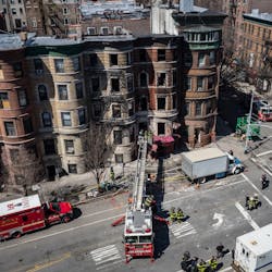 FDNY Lt. Michael Davidson, 37, was killed while battling a Manhattan five-alarm fire on the movie set of 'Motherless Brooklyn' on March 23, 2018. FDNY Lt. Michael Davidson, 37, was killed while battling a Manhattan five-alarm fire on the movie set of 'Motherless Brooklyn' on March 23, 2018.