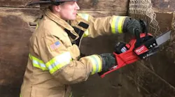 Hobart, IN, firefighters rescued horses trapped after a barn collapse at a nonprofit shelter Wednesday.