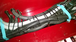 Conducting virtual final inspections is difficult and requires cooperation between the department and the manufacturer to provide a large number of underchassis photos for review. Wire harnesses should be secured with stainless steel hard clamps, rather than reliance on multiple plastic wire ties.