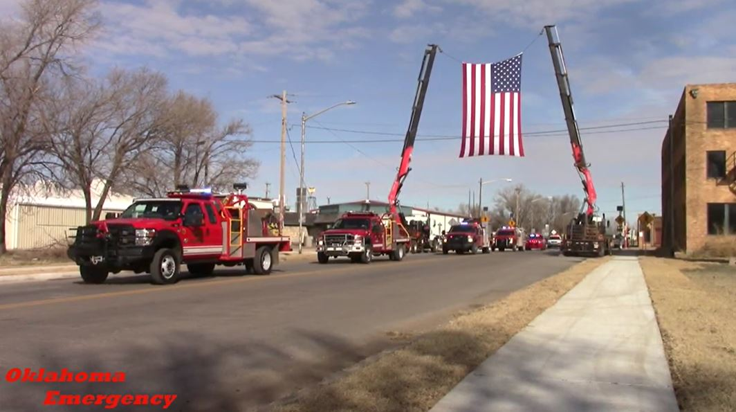 Hundreds Remember OK Firefighter, Chief Killed in Fire Firehouse