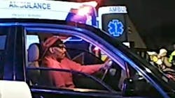 DeKalb County, GA, police arrested a driver accused of running down a firefighter and then fleeing the scene Wednesday just hours after posting a photo of the man online. DeKalb County, GA, police arrested a driver accused of running down a firefighter and then fleeing the scene Wednesday just hours after posting a photo of the man online.