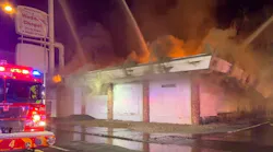 A two-alarm fire destroyed a former wedding chapel in Las Vegas on Jan. 12. One body was found the next day, and a second victim was discovered Saturday.