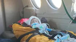 The son of a first responder with First Medic Ambulance in Lison, ND, was severely burned after his mattress caught fire Tuesday.