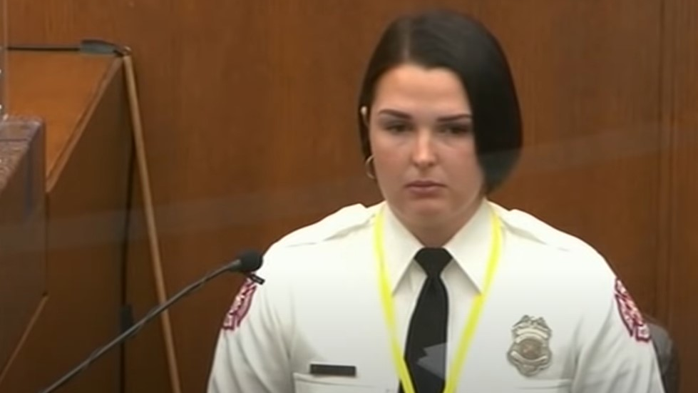 Minneapolis firefighter Genevieve Hansen, who was off duty when she witnessed George Floyd's arrest year, testified Tuesday during the trail of former police Officer Derek Chauvin.