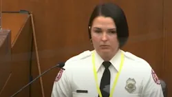 Minneapolis firefighter Genevieve Hansen, who was off duty when she witnessed George Floyd's arrest year, testified Tuesday during the trail of former police Officer Derek Chauvin.