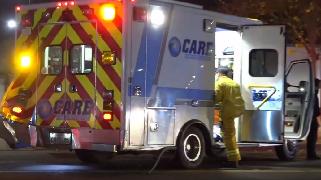 Pomona Ambulance Collision (ca)