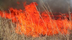 Multiple departments battled a grass fire that burned 880 acres near Richardton, ND, on Monday. Multiple departments battled a grass fire that burned 880 acres near Richardton, ND, on Monday.