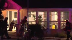 Firefighters rescued two people in their beds from a burning St. Charles County, MO, assisted living facility early Tuesday. Firefighters rescued two people in their beds from a burning St. Charles County, MO, assisted living facility early Tuesday.