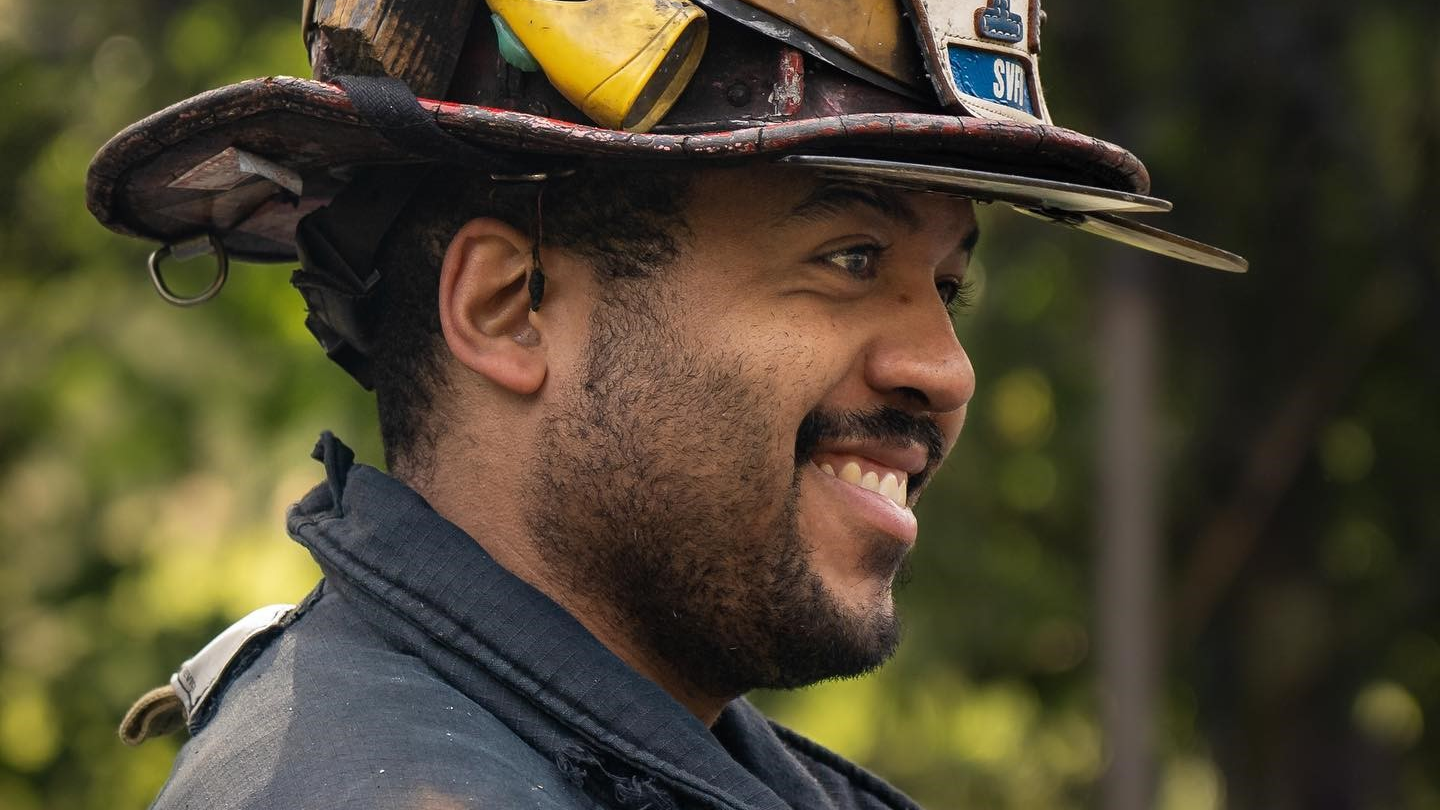 Firefighter Jared Lloyd