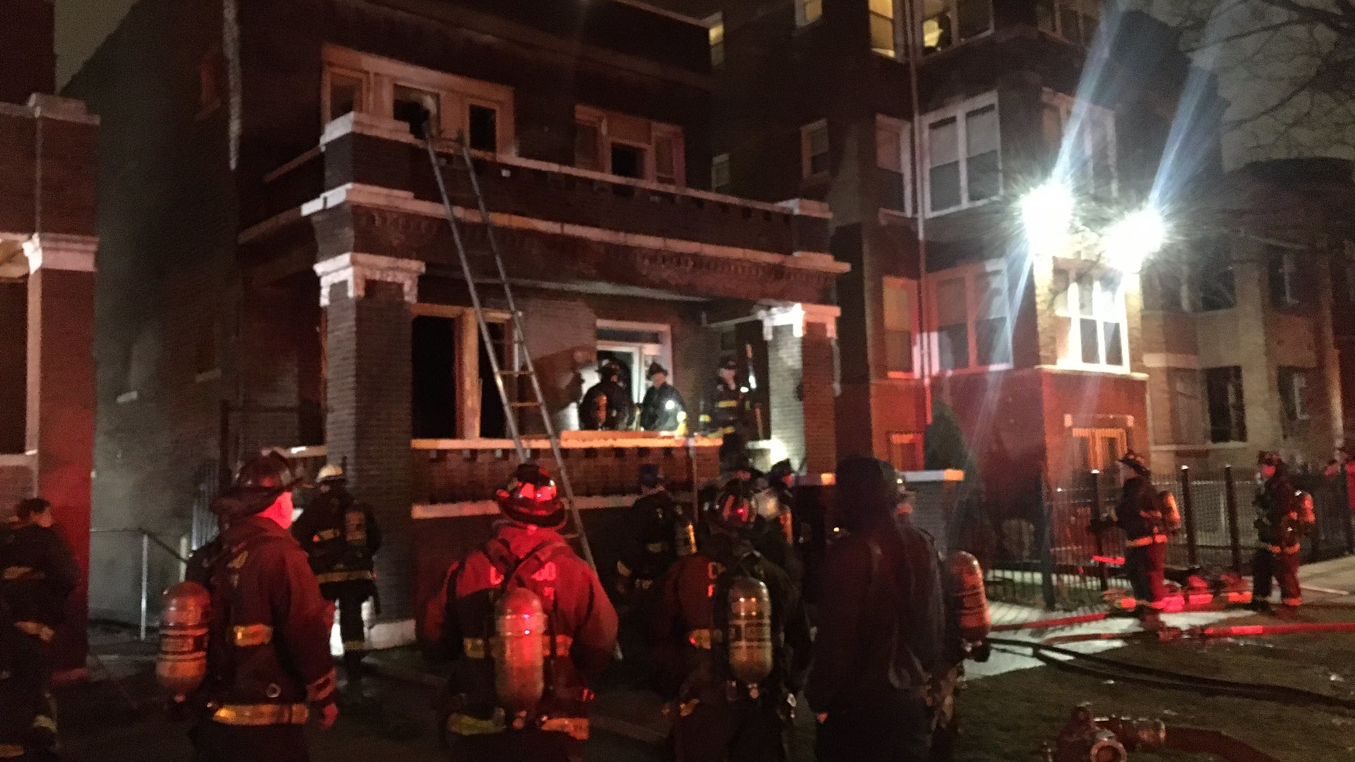 Close Call As Chicago Firefighter Falls Through Floor | Firehouse