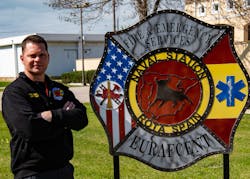 Assistant Chief of Training Thomas Wiley was named Navy fire service instructor of the year. Assistant Chief of Training Thomas Wiley was named Navy fire service instructor of the year.