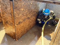 At times, the backup and the door position will feel themselves getting between the wall and the line. When this occurs, they must transition to the outside to keep from getting pinned. At times, the backup and the door position will feel themselves getting between the wall and the line. When this occurs, they must transition to the outside to keep from getting pinned.