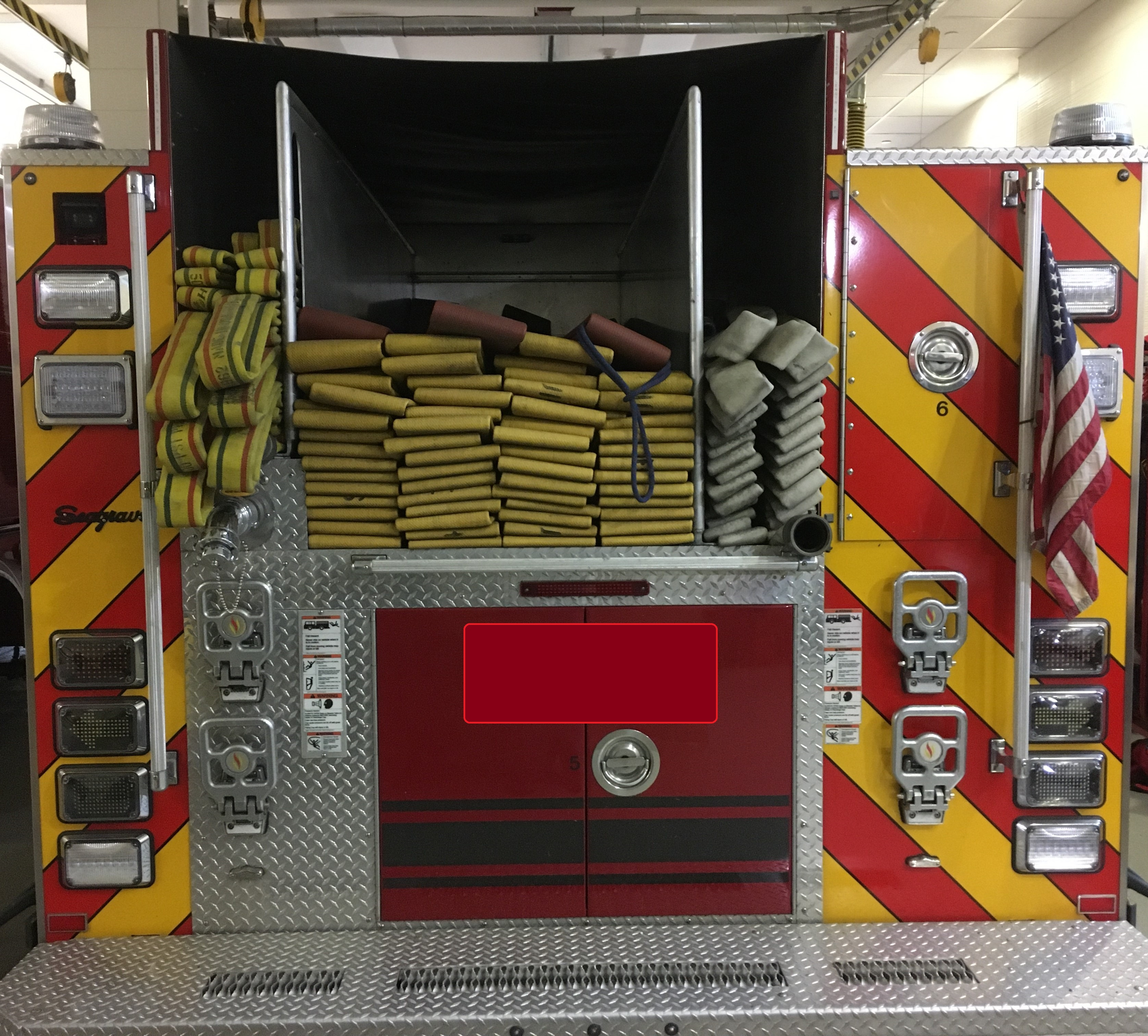 A much too common occurrence is to see apparatus without the proper restraints.