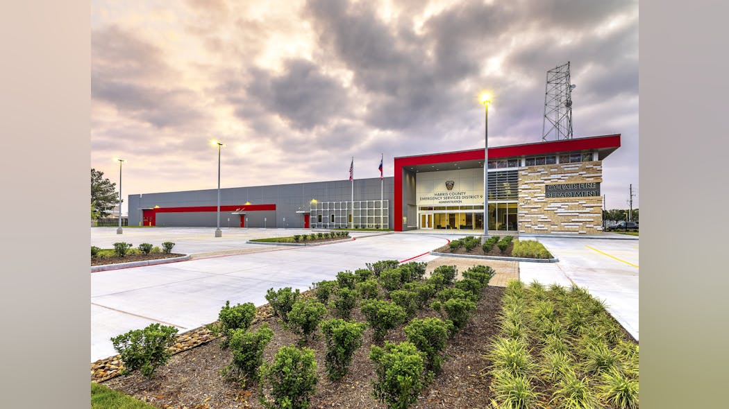 The headquarters and operations center of the Cy-Fair Fire Department in Harris County, TX, was created out of what was a mattress warehouse. The conversion cost about half of what new construction would have required. The facility is piquing the interest of other departments in the region that have construction projects on the horizon.