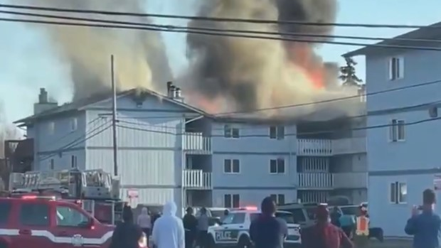 An Anchorage, AK, firefighter was injured during a fatal two-alarm apartment fire Monday.