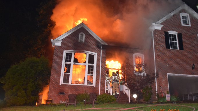 Charlotte 2 Alarm House Fire (nc)