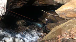A technical rescue task force comprised of Vermont and New Hampshire firefighters rescued a man who fell 150 feet down an abandoned cooper mine shaft in Corinth, VT, on Saturday.