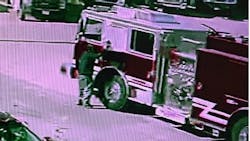 A 44-year-old man is accused of stealing a Highland, CA, Fire Department apparatus that was briefly left unattended in front of a San Bernardino mechanic&apos;s shop Thursday.