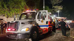 A 73-year-old worker was killed when his excavator became entangled in debris from a silo collapse at a former mine site in Hobet on Wednesday.