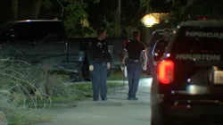 A man with a rifle repeatedly threatened Houston firefighters after they revived him from an overdose late Tuesday.