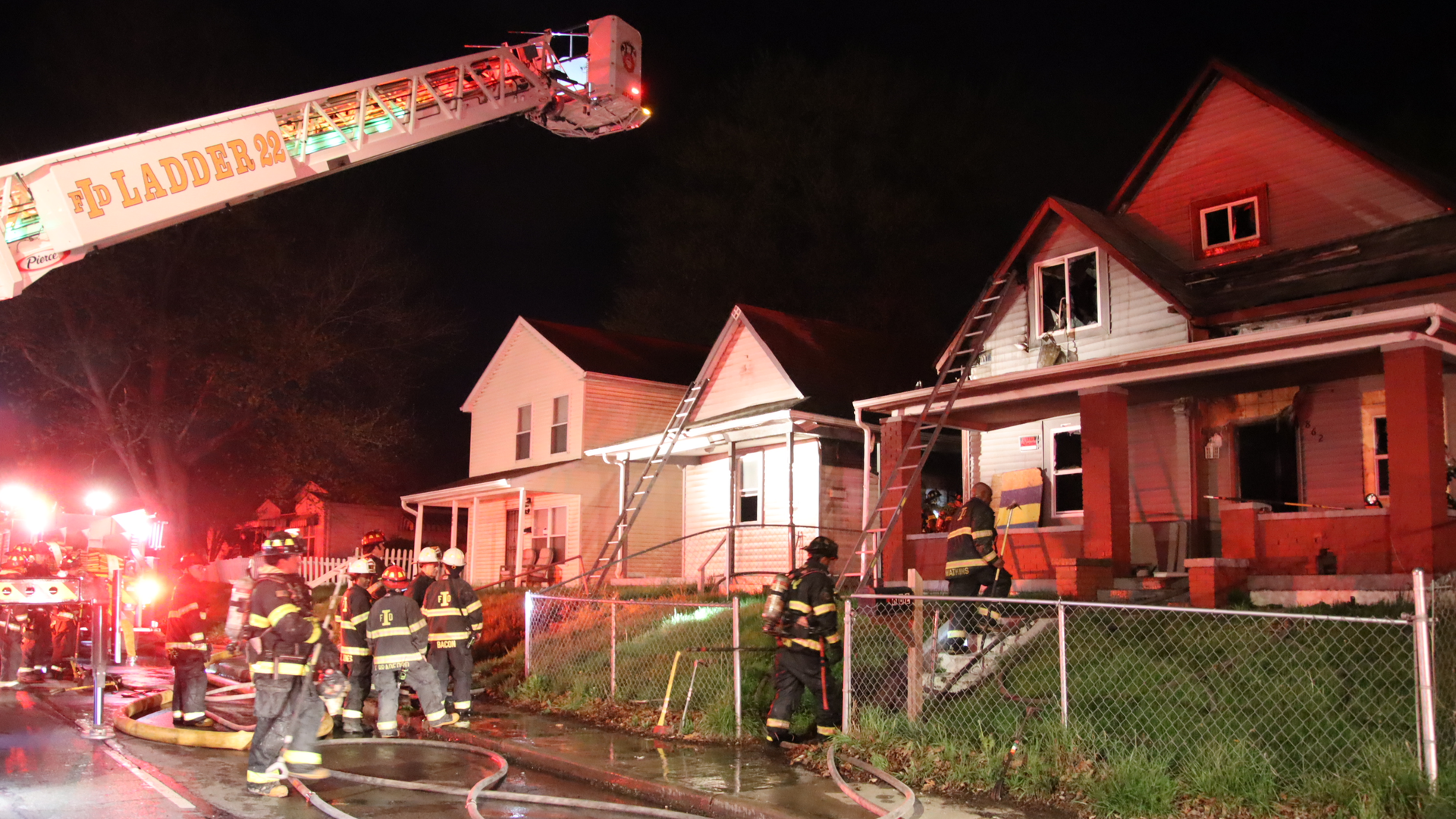 Video: Two Fires Gut Four Homes, Hospitalize Three Indy FFs | Firehouse