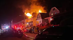 Firefighters from multiple departments battled a fire that engulfed a Monessen, PA, home late Thursday.