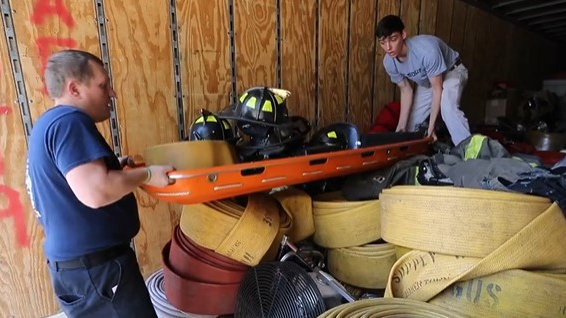 Firefighters from New Jersey recently donated gear to departments in tornado-ravaged Tuscaloosa County, AL. Departments in New York and Pennsylvania also sent equipment down South.