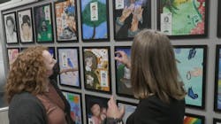 'Remembering Through Art' is one of two new exhibits opening at the Oklahoma City National Memorial & Museum on Monday, the 26th anniversary of the bombing that kill 168 people. 'Remembering Through Art' is one of two new exhibits opening at the Oklahoma City National Memorial & Museum on Monday, the 26th anniversary of the bombing that kill 168 people.