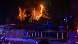 More than 70 Portland, OR, firefighters battled a three-alarm fire at a textile manufacturing factory early Monday.
