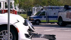A Wake County, NC, EMS ambulance overturned following a collision with an ambulance in Raleigh on Tuesday. A Wake County, NC, EMS ambulance overturned following a collision with an ambulance in Raleigh on Tuesday.