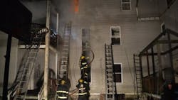 Worcester, MA, firefighter Christopher Roy died after becoming disoriented and trapped on the second floor of a three-story residential building during a five-alarm fire on Dec. 9, 2018. Worcester, MA, firefighter Christopher Roy died after becoming disoriented and trapped on the second floor of a three-story residential building during a five-alarm fire on Dec. 9, 2018.