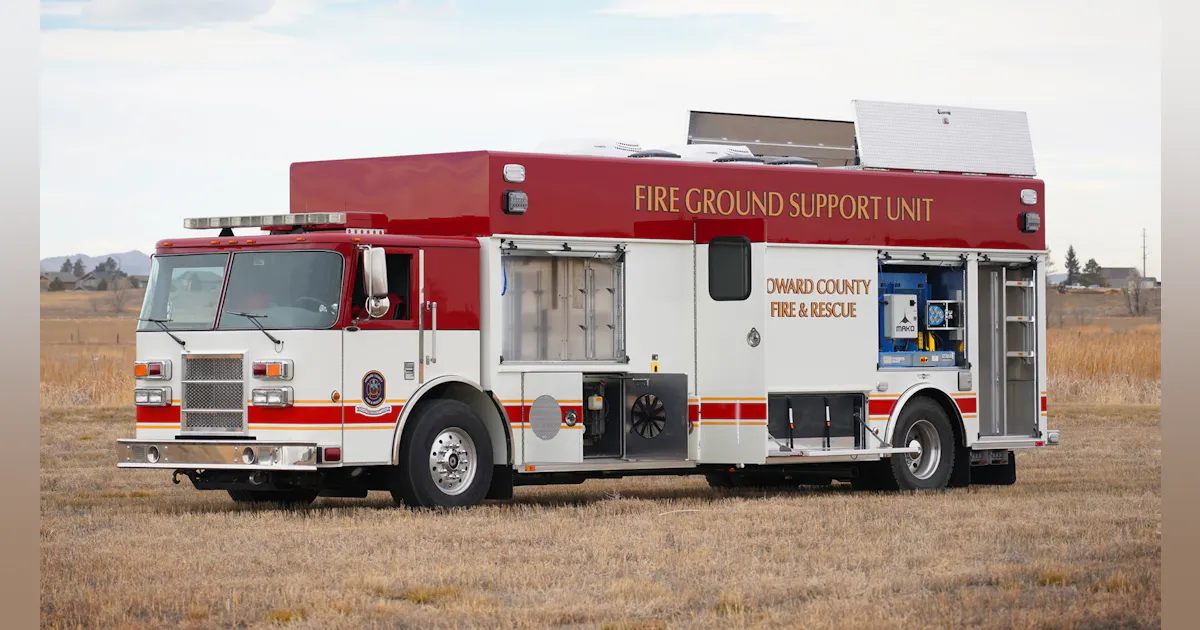 Fire Support Unit Delivery: Howard County, MD, Fireground Support Unit | Firehouse