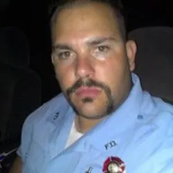 Bastrop, TX, Assistant Fire Chief Eric DeArmitt.